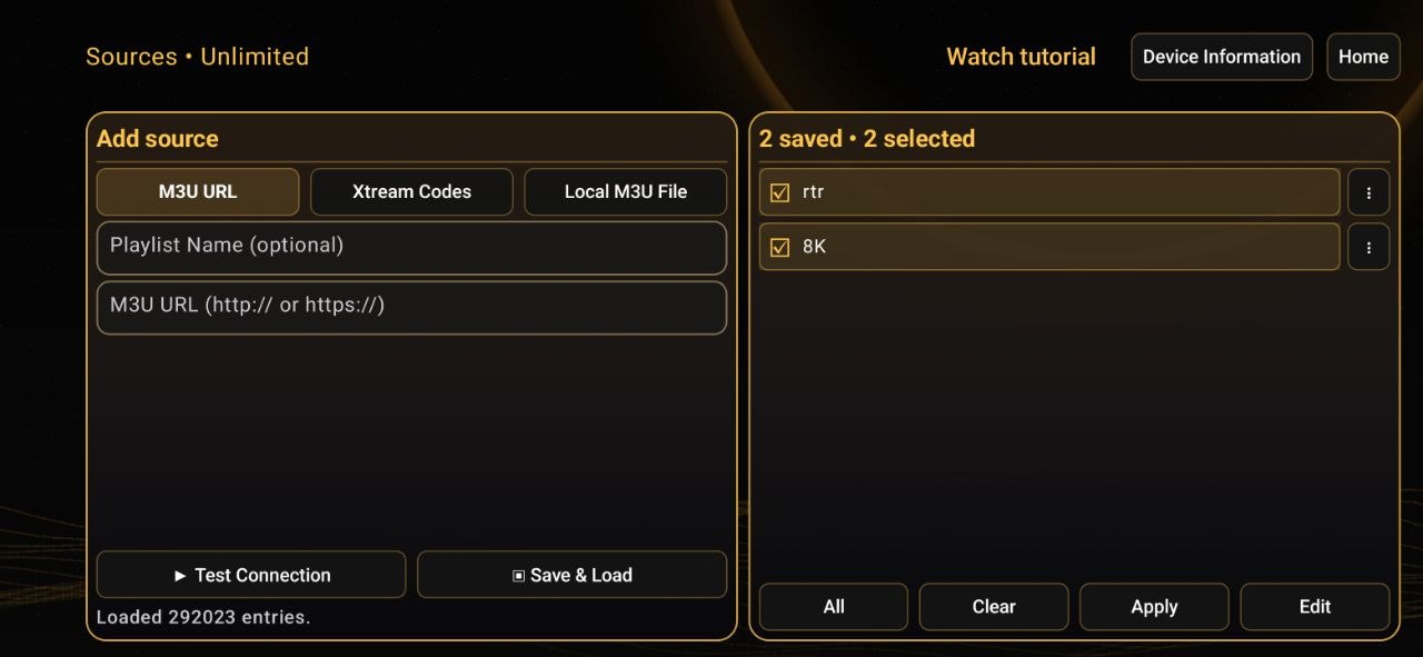 WORLD 4K PLAYER Playlist